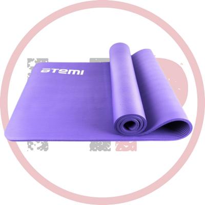 Коврик для йоги и фитнеса Atemi, NBR, 183x61x1 см