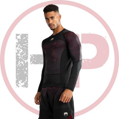 Рашгард с длинным рукавом Venum G-Fit Air Deep Black/Fire Red