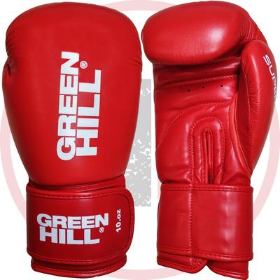 Боксерские перчатки Green Hill Super Кожа\PU